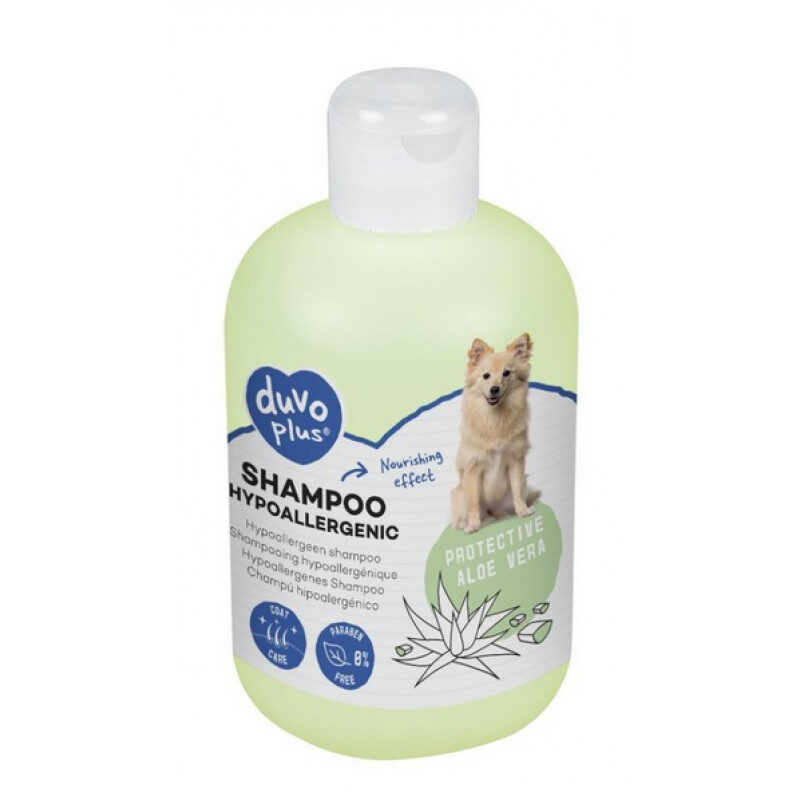 Duvo Plus Shampoo Dog Hippoallergenic, 250ml - šampūns ar alveju suņiem