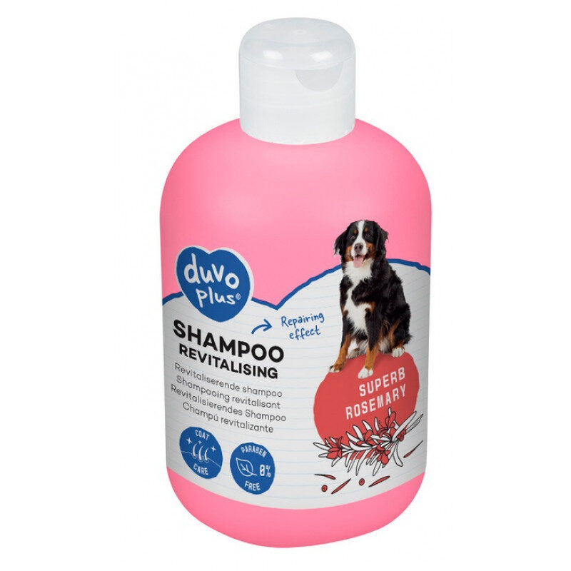 Duvo Plus Shampoo Dog Revitalising, 250ml - šampūns ar rozmarīnu suņiem
