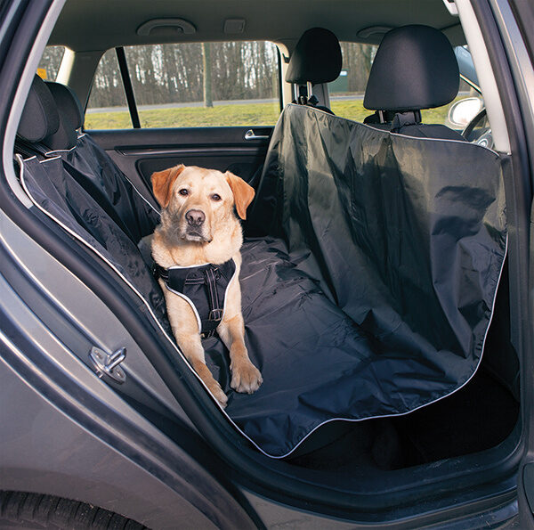 Automašīnas sēdekļu pārklājs - Trixie Car seat cover, 1.45 × 1.60 m, black