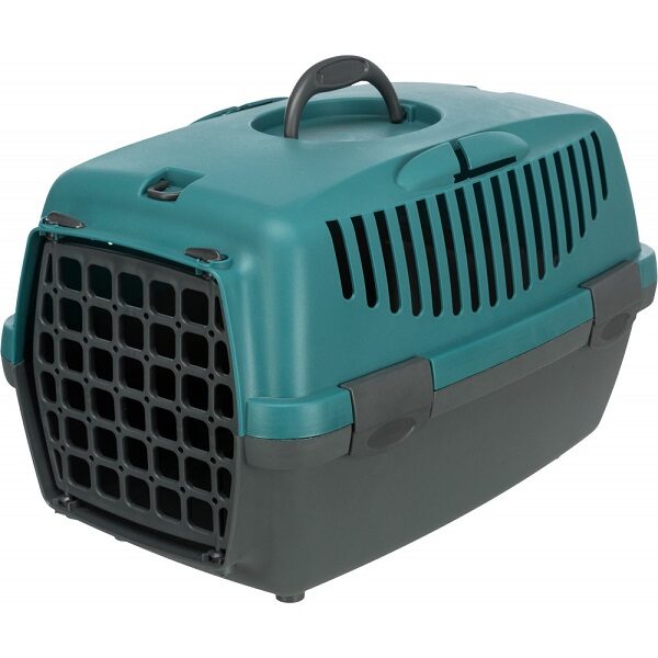 Transportēšanas bokss dzīvniekiem - Trixie Capri 1 transport box, XS: 32 × 31 × 48 cm, dark grey/petrol