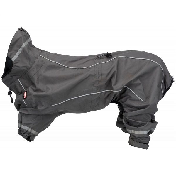 Apģērbs suņiem - Trixie Vaasa rain overall, grey. XS: 25 cm