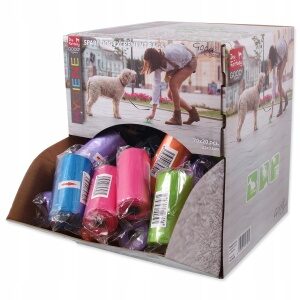 Maisiņi dzīvnieku ekskrementu savākšanai – Dog Fantasy Display/20 bags/roll, mix colors