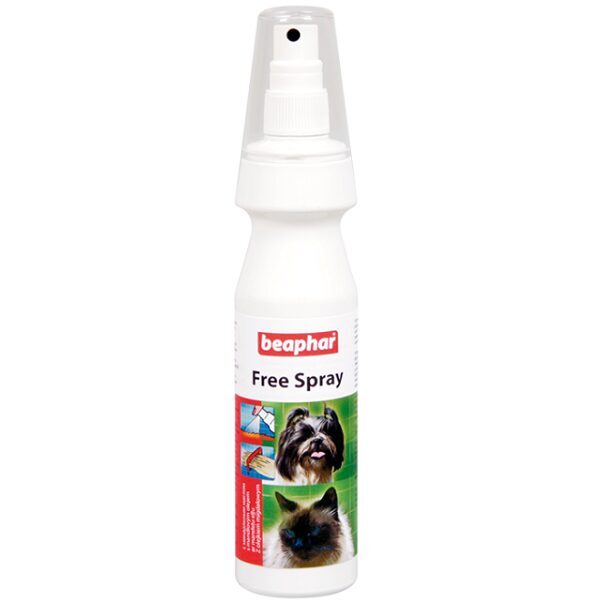 Aerosols pret spalvas savelšanos suņiem un kaķiem - Beaphar Free Spray 150ml