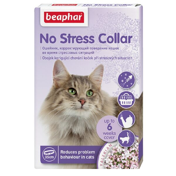 Nomierinoša kakla sīksna kaķiem - Beaphar No stress Cat Collar