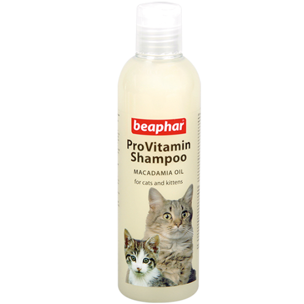 Šampūns kaķiem - Beaphar ProVitamin Shampoo Macadamia Cat 250ml