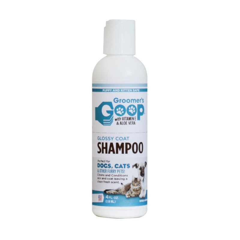 Groomer`s Goop Glossy Coat Shampoo, 118ml - šampūns kažoka spīdumam un mirdzumam