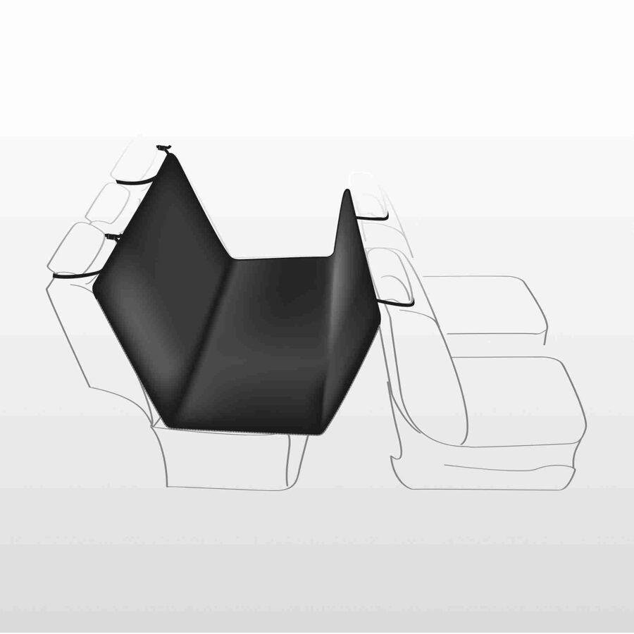 Paklājs suņiem - Trixie Car seat cover, 1.40 × 1.45 m, black/beige
