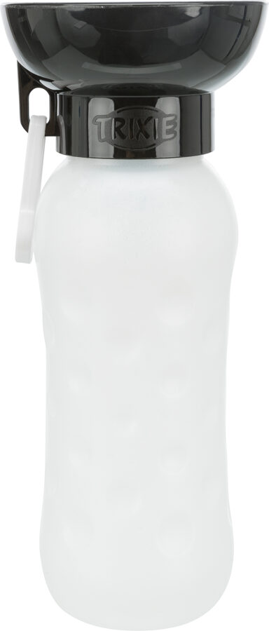 Ceļojumu ūdens pudele - Trixie Bottle with bowl, plastic 0,55 l