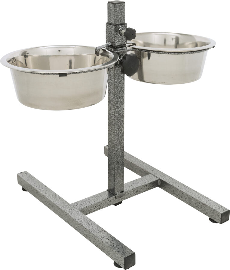 Statīvs ar bļodām - Trixie Bowl Stand with 2 bowls, 2*1.8l/20cm, 40cm