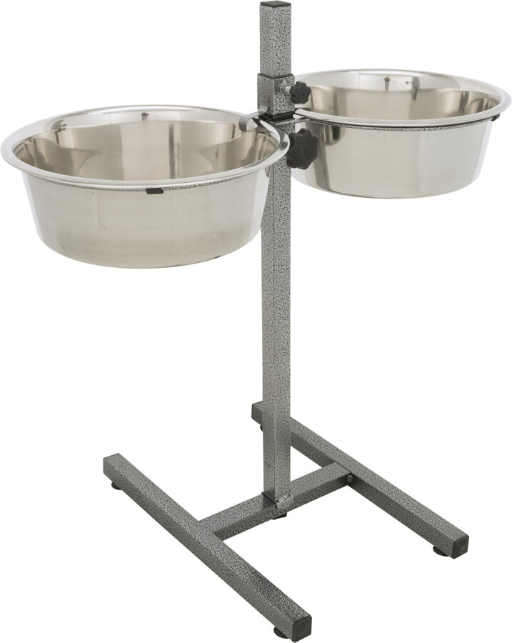 Statīvs ar bļodām - Trixie Bowl Stand with 2 bowls 2*4.5l/28cm, 60cm