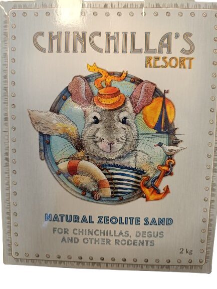 Dabīgais ceolīta smiltis šinšillu, degu un