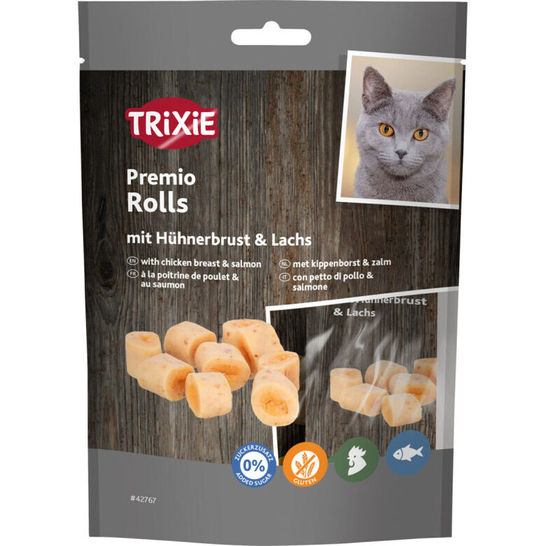 Trixie Premio Rolls with Chicken Breast & Salmon, 50 g