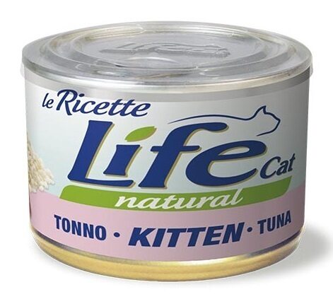LIFE CAT Natural KITTEN TUNA 150g - konservi kaķēniem ar tunci