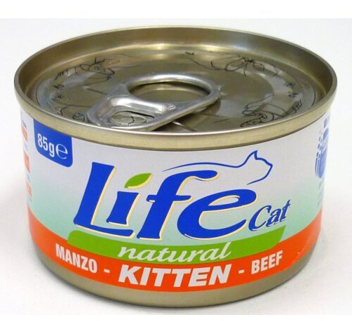 LIFE CAT KITTEN BEEF - konservi kaķēniem 0.85