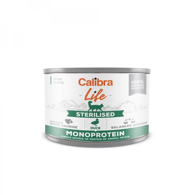 Calibra Cat Life Sterilised Duck 200g