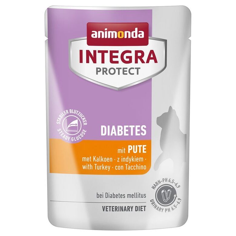 Animonda Integra Protect Adult Diabetes Pute 85 g (ar tītaru)