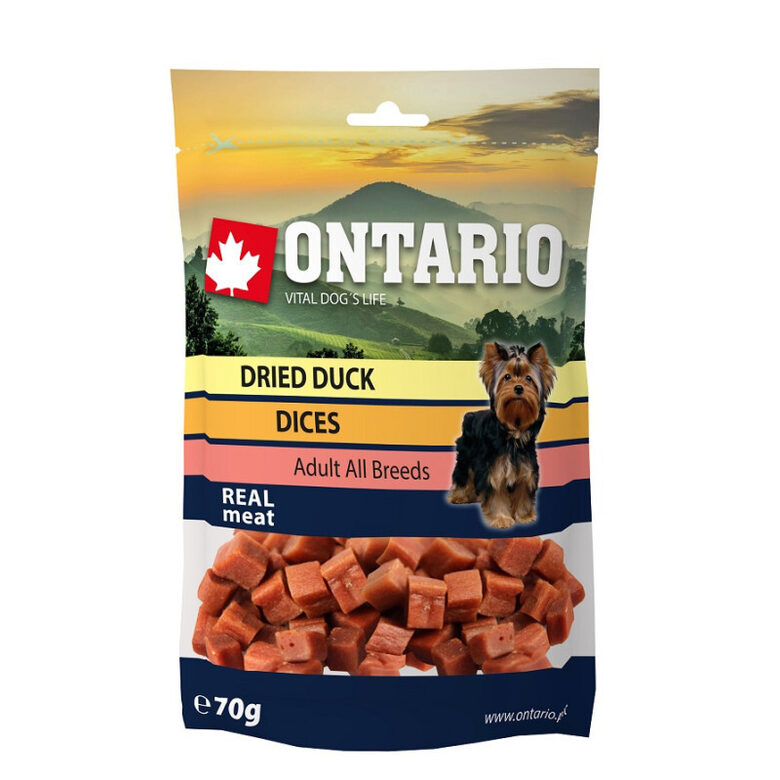 Ontario Dog Duck Dice Small, 70gr.