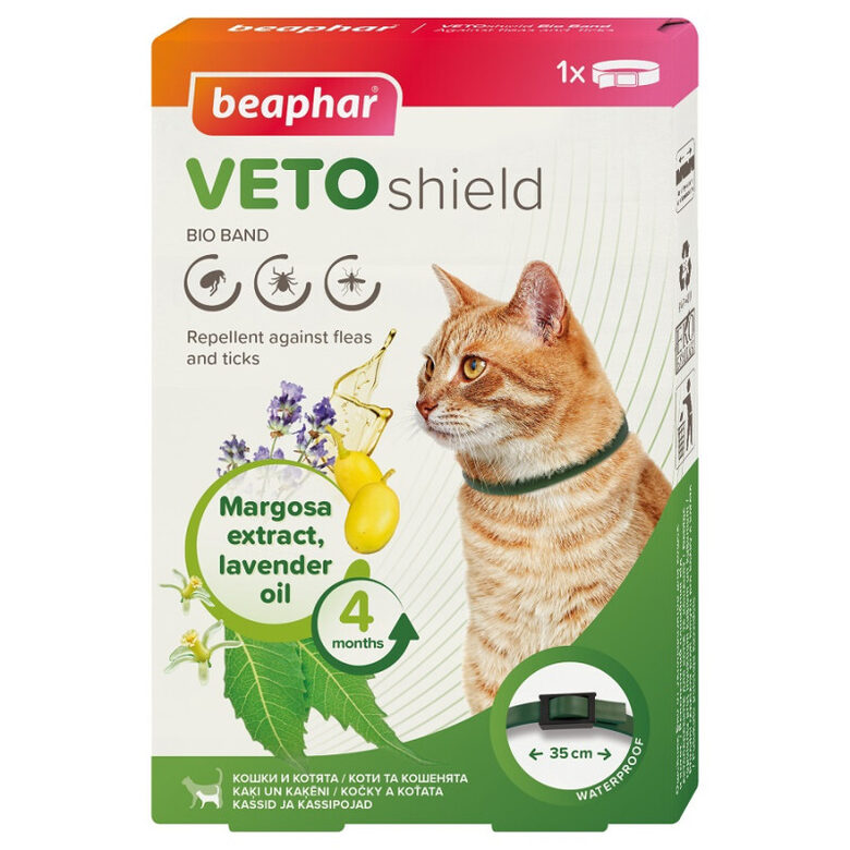 Beaphar Bio-Band Cat, 35 cm - pretblusu siksna kaķiem