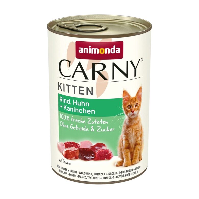 Animonda Carny Kitten 400 g  (Trusis, liellops, cālis)  - konservēta barība kaķēniem
