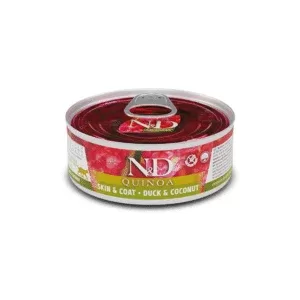 N&D CAT QUINOA DUCK COCONUT SKIN & COAT 80G