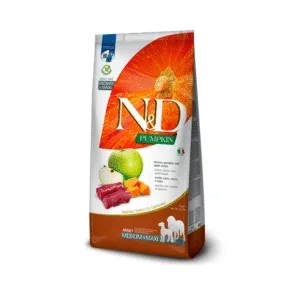 N&D DOG PUMPKIN VENISON APPLE MEDIUM MAXI 12kg