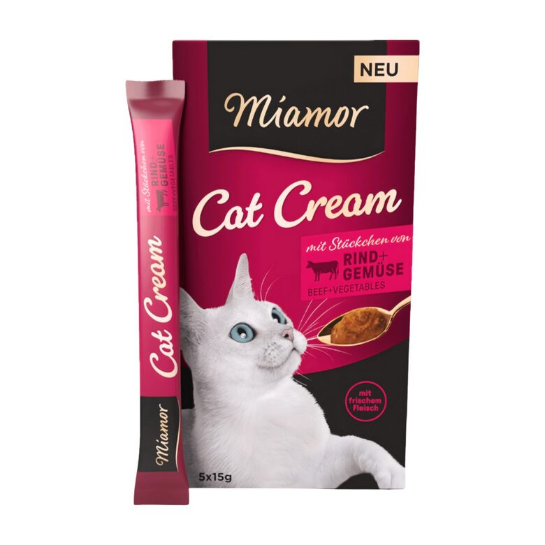 MIAMOR Cat Cream Beef with vegetables 5x15g