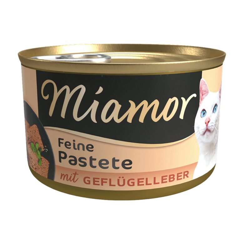 Miamor Pastete Poultry & Liver - консервы для кошек 85г  Консервы из птицы и печени