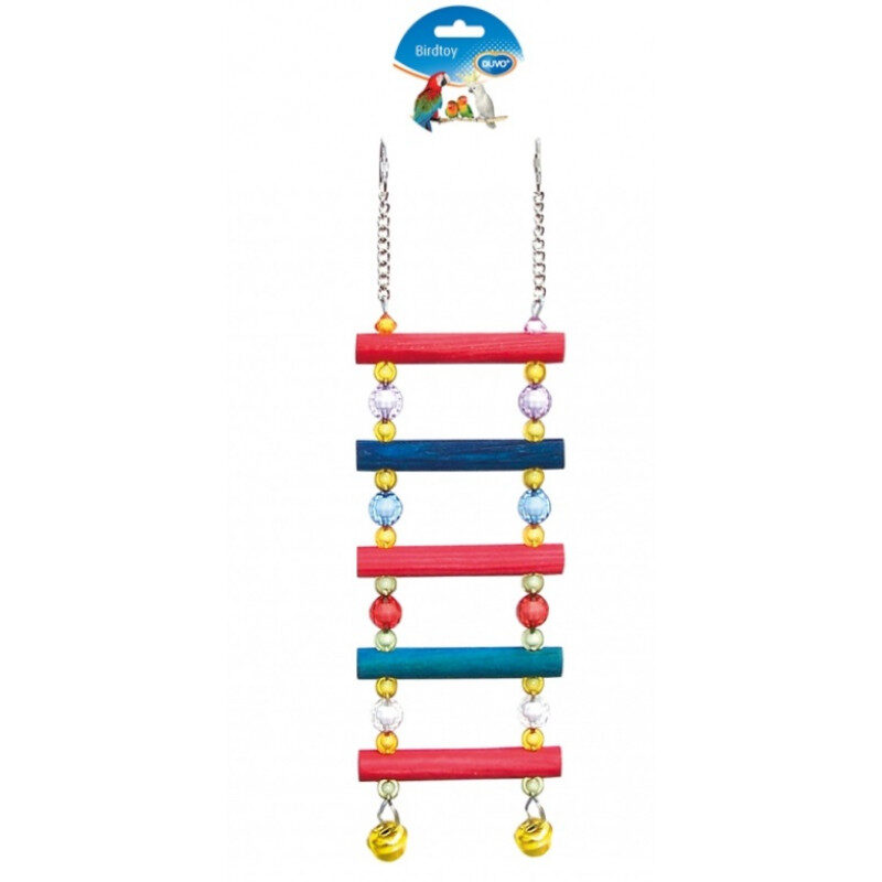 Duvo Plus Ladder With Beads -  koka kāpnes ar pērlītēm un zvaniņiem