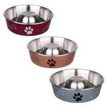 Bļoda suņiem - Trixie Slow Feed stainless steel bowl, 1.4 l/ø 21 cm
