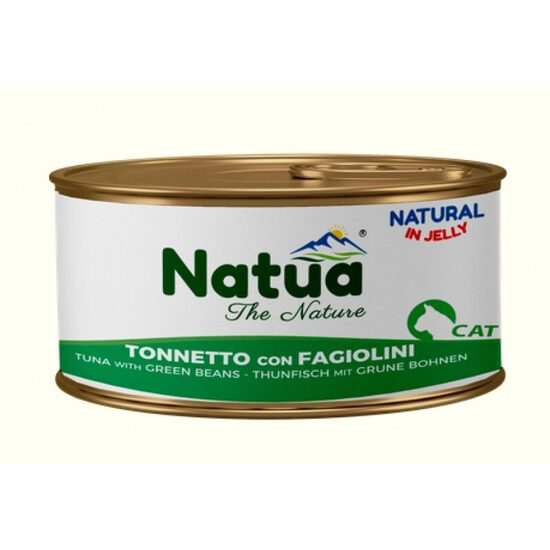 Natua Cat Tuna with Green Beans Jelly, 85g - tuncis ar zaļajām pupiņām želejā
