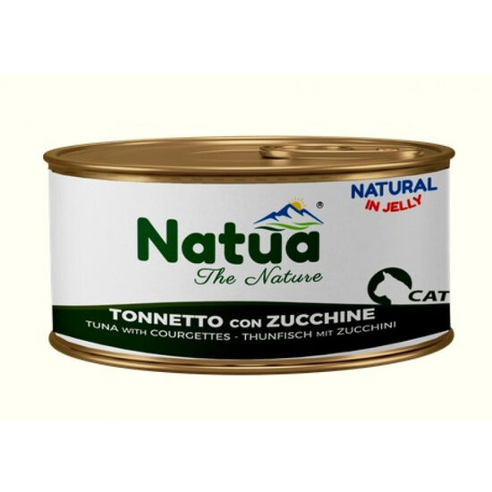 Natua Cat Tuna with Courgettes Jelly, 85g - tuncis ar cukīni želejā