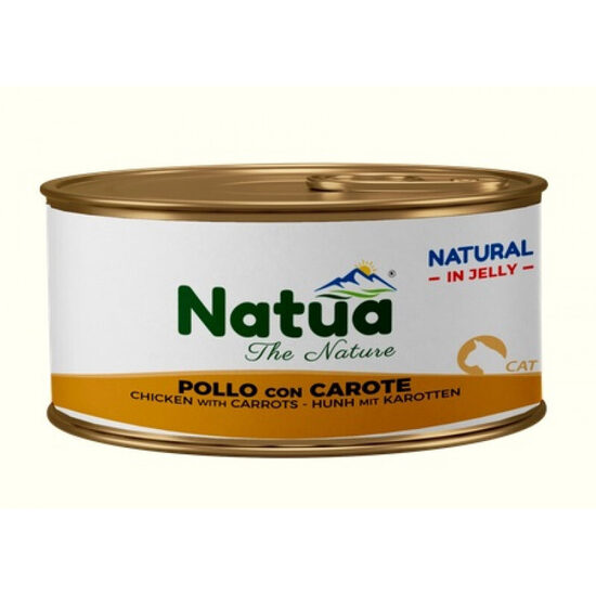 Natua Cat Chicken with Carrots Jelly, 85g - vista ar burkāniem želejā
