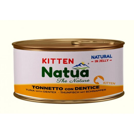 Natua Cat Tuna with Dentex Jelly Kitten, 85g - tuncis ar zobaini želejā kaķēniem