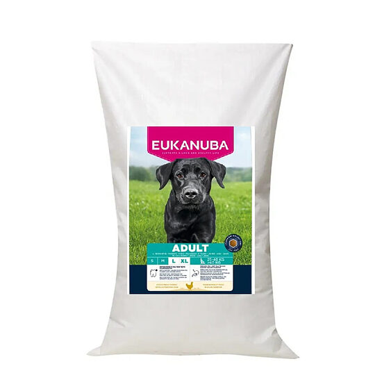 Сухой корм для собак — Eukanuba Adult Large Chicken, 18 кг   Код товара: 113342