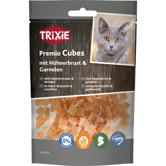 Trixie Premio Cubes with Chicken Breast & Shrimp, 50 g