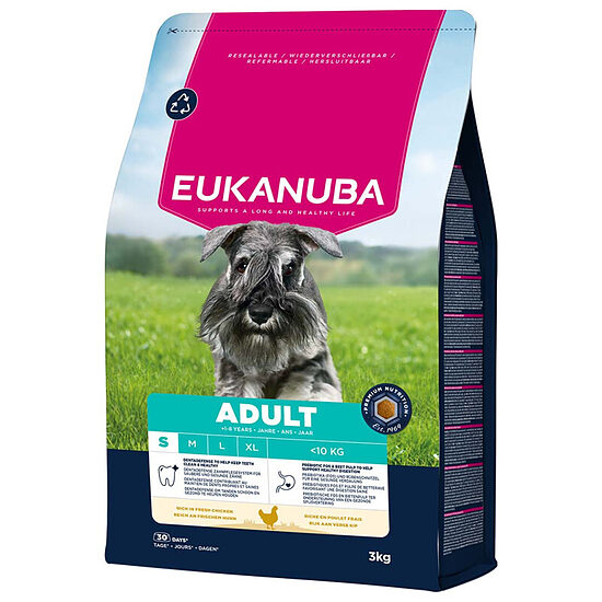 Сухой корм для собак — Eukanuba Adult Small Chicken, 12 кг  Код товара: 113642