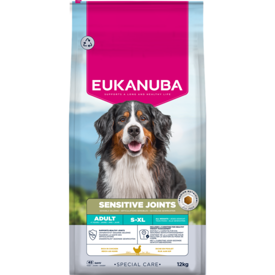 Сухой корм для собак — Eukanuba Adult Sensitive Joints, 12 кг   Код товара: 113868