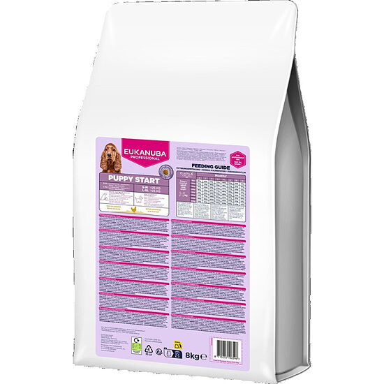 Сухой корм для щенков — Eukanuba All Puppy Start Chicken, 8 кг  Код товара: 113900