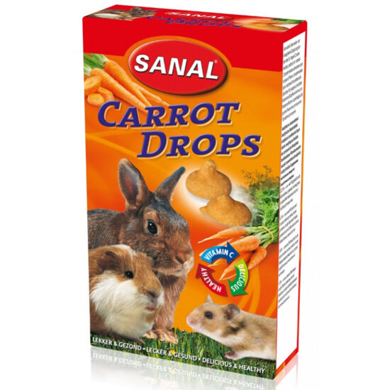 Sanal Carrot Drops, 45g - burkānu gardumi