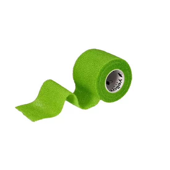 Elastīgā pašlīpošā saite Zarys yellowBAND, nesterila, 5cmx4.5m green