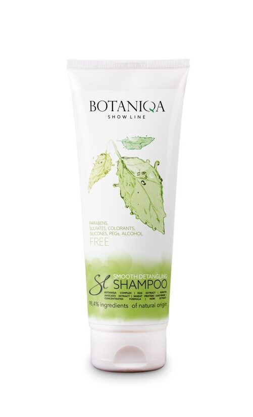 Botaniqa Show Line Smooth Detangling Shampoo 250ml - Šampūns pret spalvas sapīšanos. 98,4% dabīgās izcelsmes sastāvdaļas