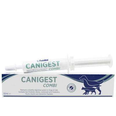 Canigest Combi 16ml pasta - probiotiku piedeva pret caureju un gremošanas/ zarnu trakta darbības veicināšanai suņiem un kaķiem