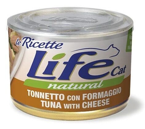 LIFE CAT Natural TUNA with CHEESE 150g