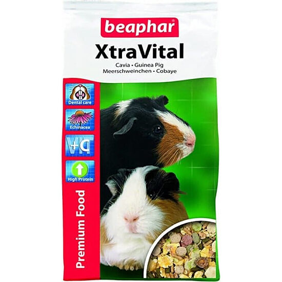 Barība jūras cūciņām - Beaphar Xtra Vital Guinea Pig Food, 2,5kg 