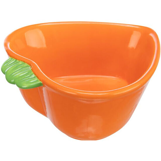 Миска для животных, керамика: Trixie Bowl carot, ceramic, 180 мл/12 × 11 см
