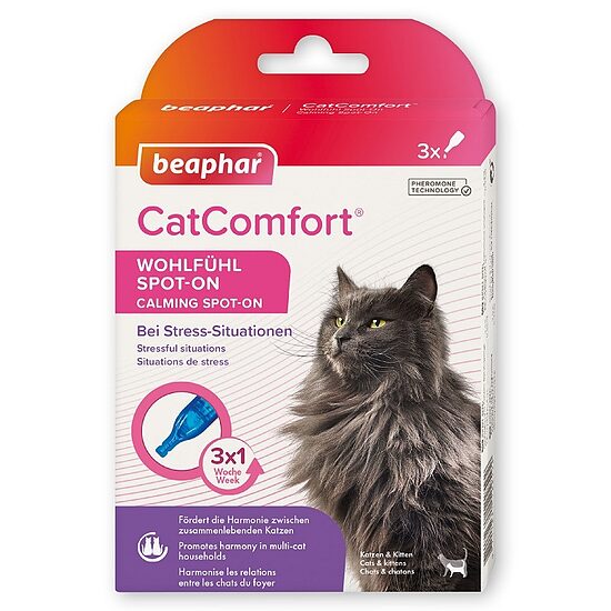 Успокаивающее средство для кошек — CATCOMFORT SPOT ON 3X0,55ML