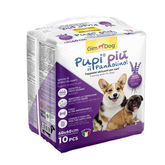Gimborn Dog PUPI PIU TRAINING PADS WITH LAVENDER 60X60, 10 gab.