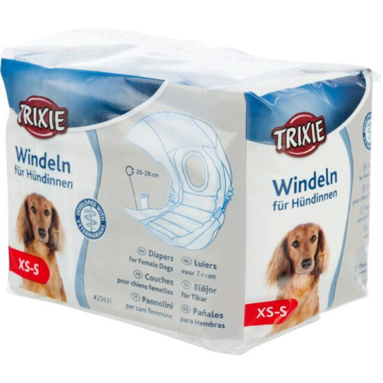 Autiņbiksītes - Trixie Diapers for dogs, 12 gab XS-S, 20-28cm
