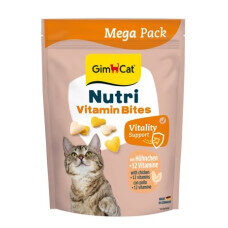 Kārumi kaķiem - GimCat NUTRI VITAMIN BITES CHICKEN 425gr