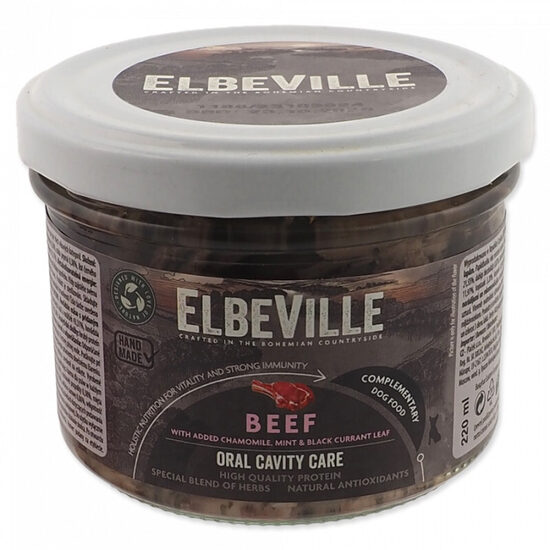 ElbeVille Oral Cavity Care, Beef with Chamomile, Mint and Black Currant leaf, 220 ml